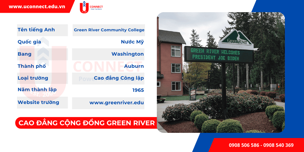 Học bổng cao đẳng Green River (GRC), bang Washington - Mỹ
